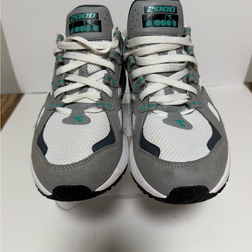 Diadora White and Gray Sneakers